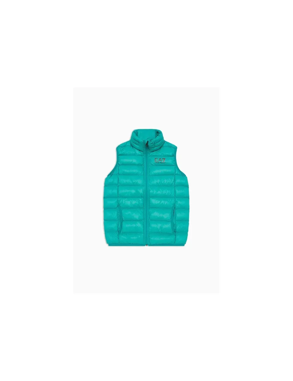 8NBQ02 1815 GILET IMBOTTITO EA7 EMPORIO ARMANI PIUMINO GIUBBINO SMANICATO BOY