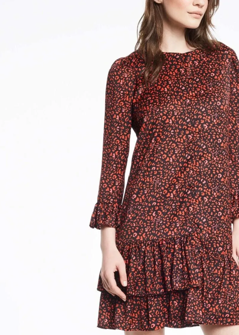 Abito in georgette stampata