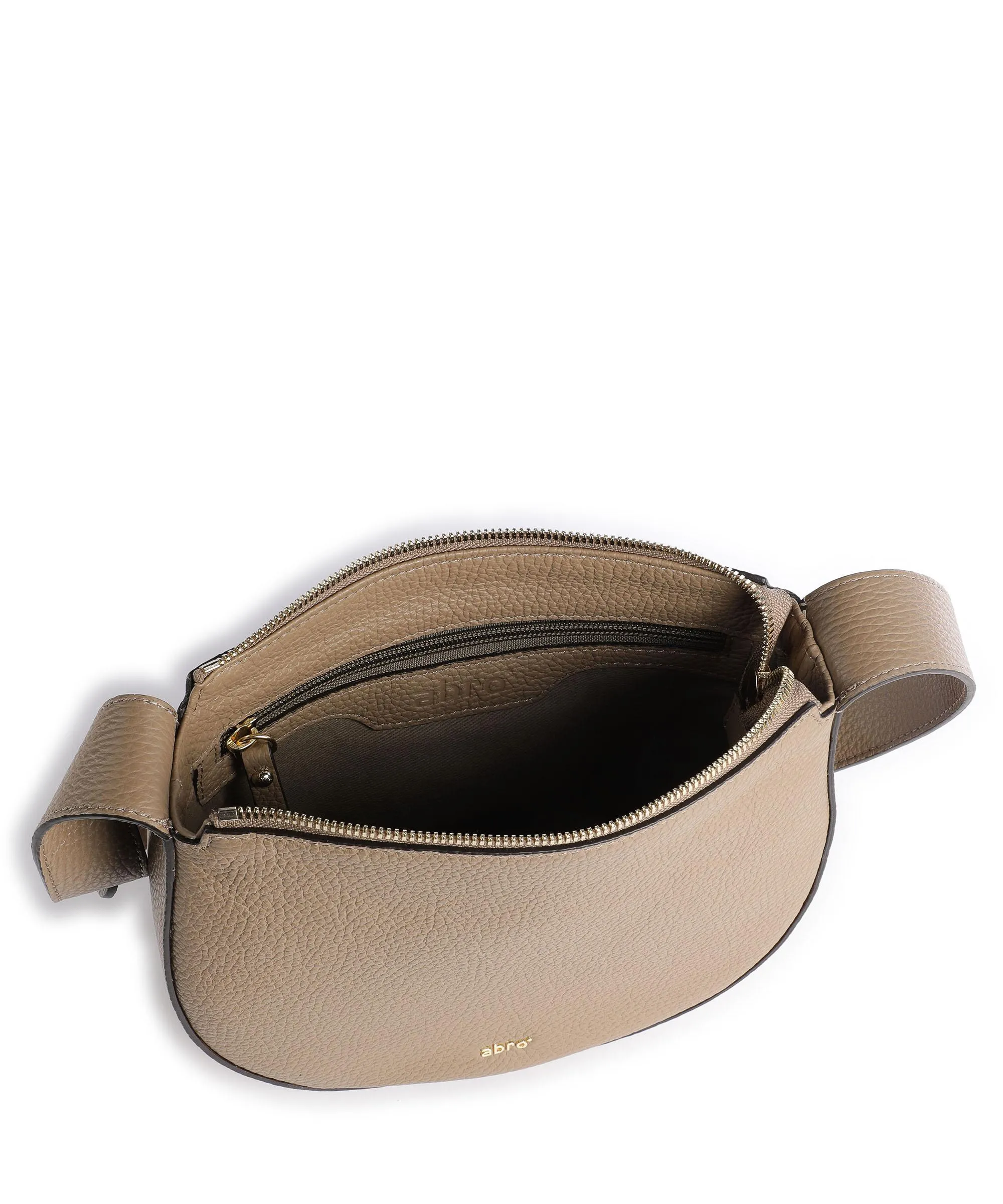  Abro Adria Lulu Borsa a tracolla pelle di vacchetta grana marrone chiaro  
