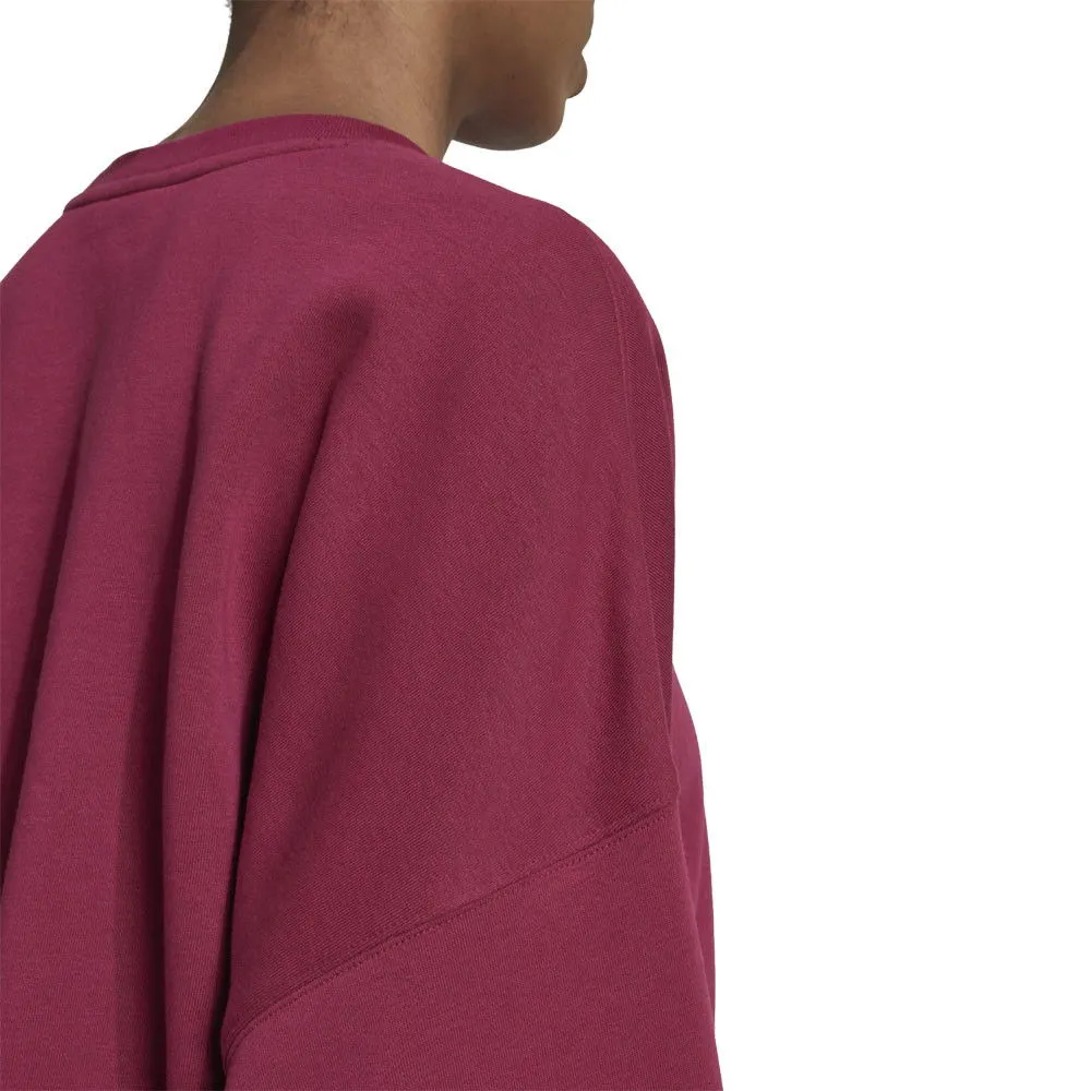 ADIDAS ORIGINALS FELPA GIROCOLLO SMALL LOGO DONNA