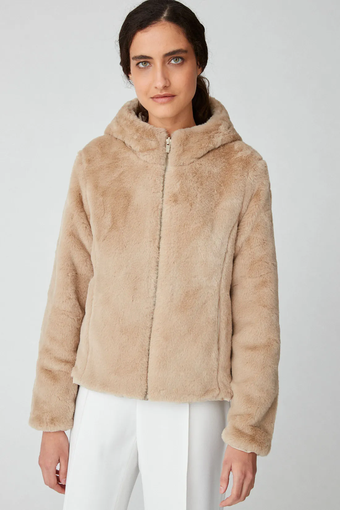 ALBA – Giacca beige reversibile
