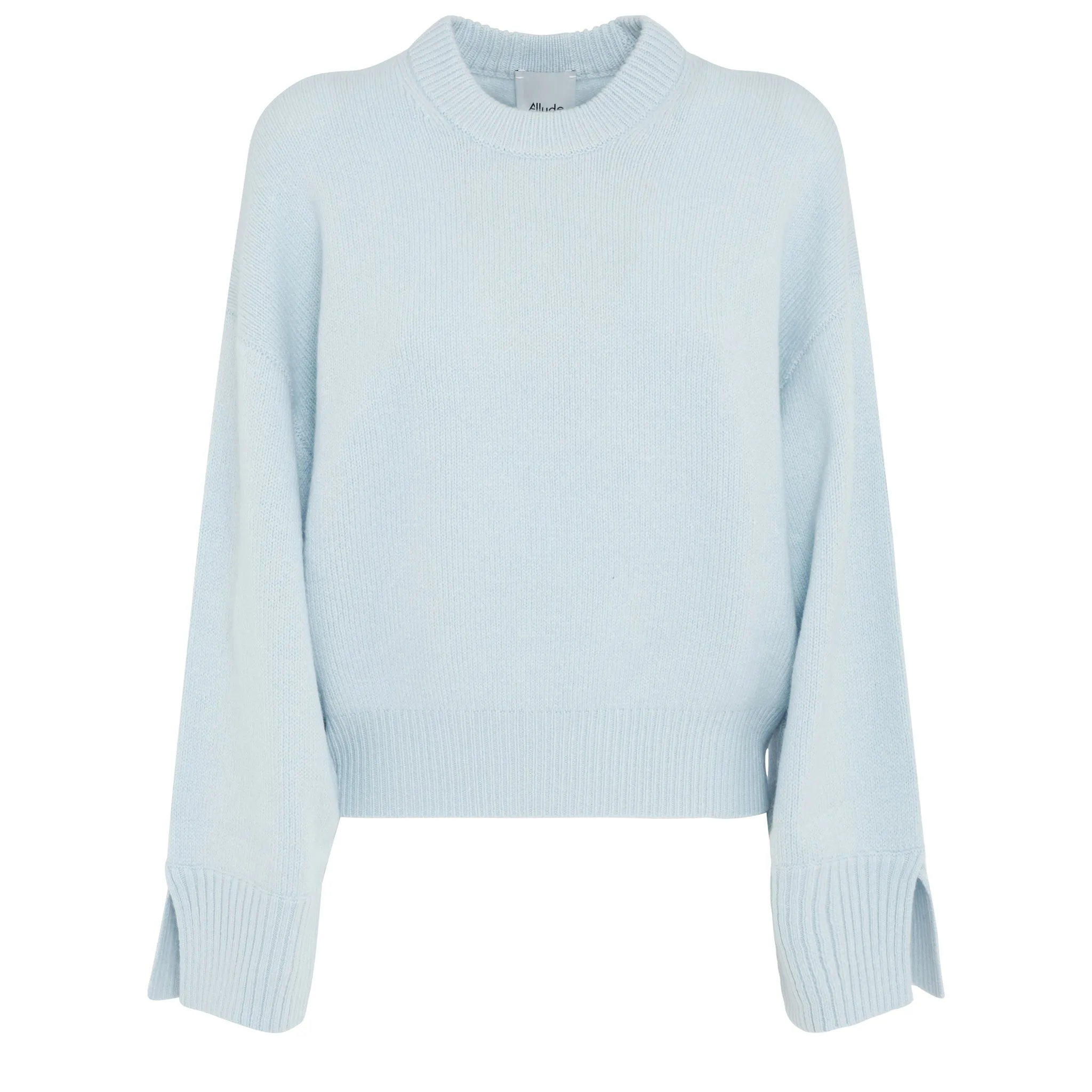 ALLUDE  Maglione in cashmere azzurro