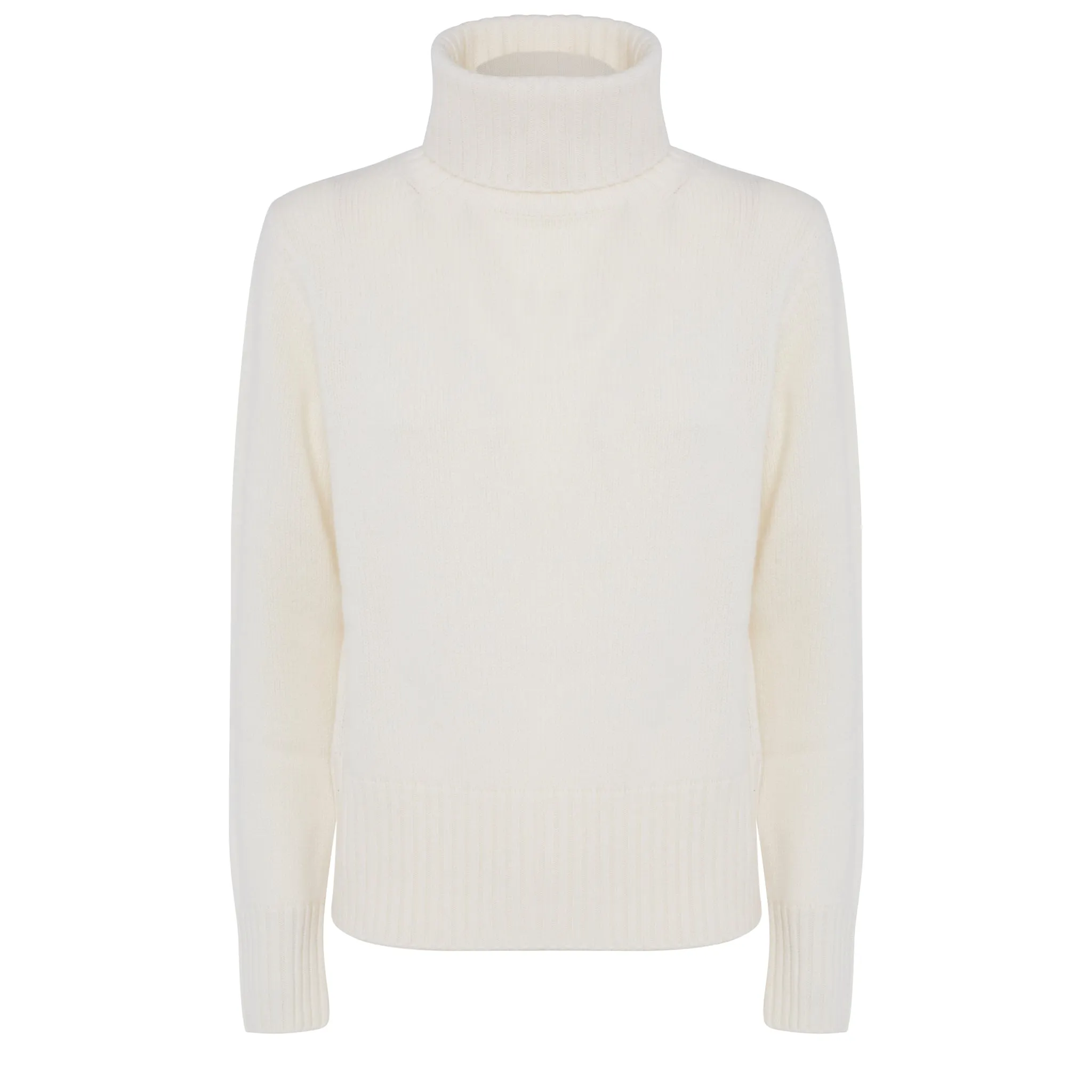 ALLUDE  Maglione in lana bianco