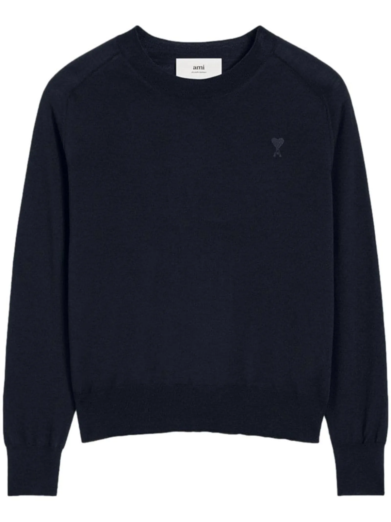 AMI Abbigliamento,Maglieria Maglione in lana blu notte 