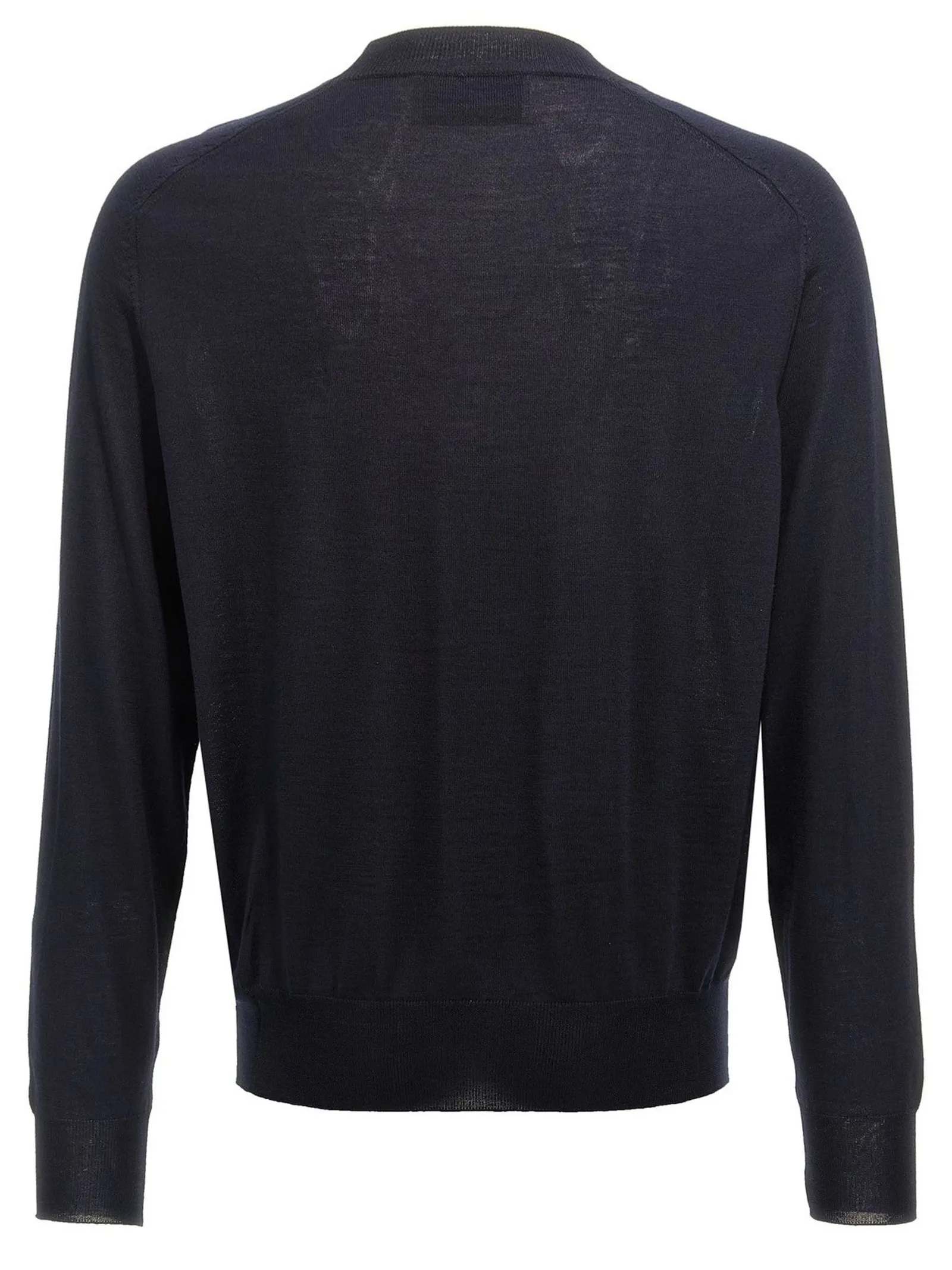 AMI Abbigliamento,Maglieria Maglione in lana blu notte 