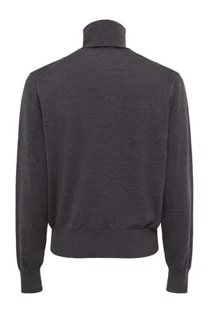 AMI Abbigliamento,Maglieria Maglione in lana grigio 