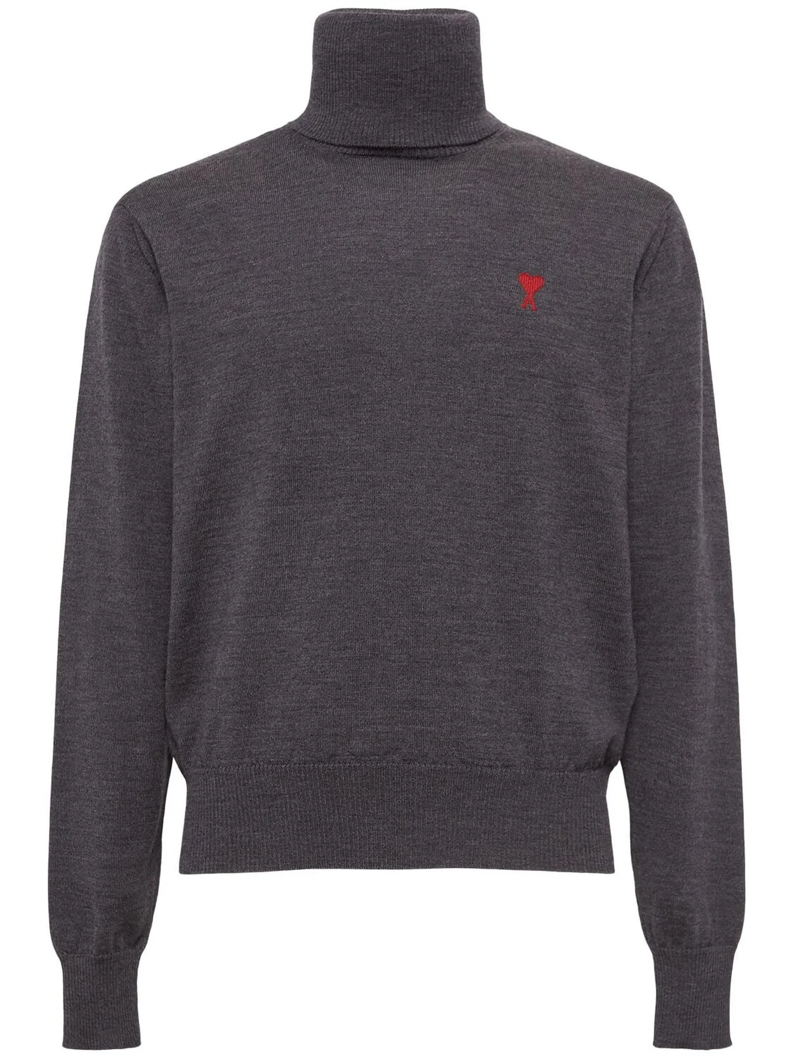 AMI Abbigliamento,Maglieria Maglione in lana grigio 