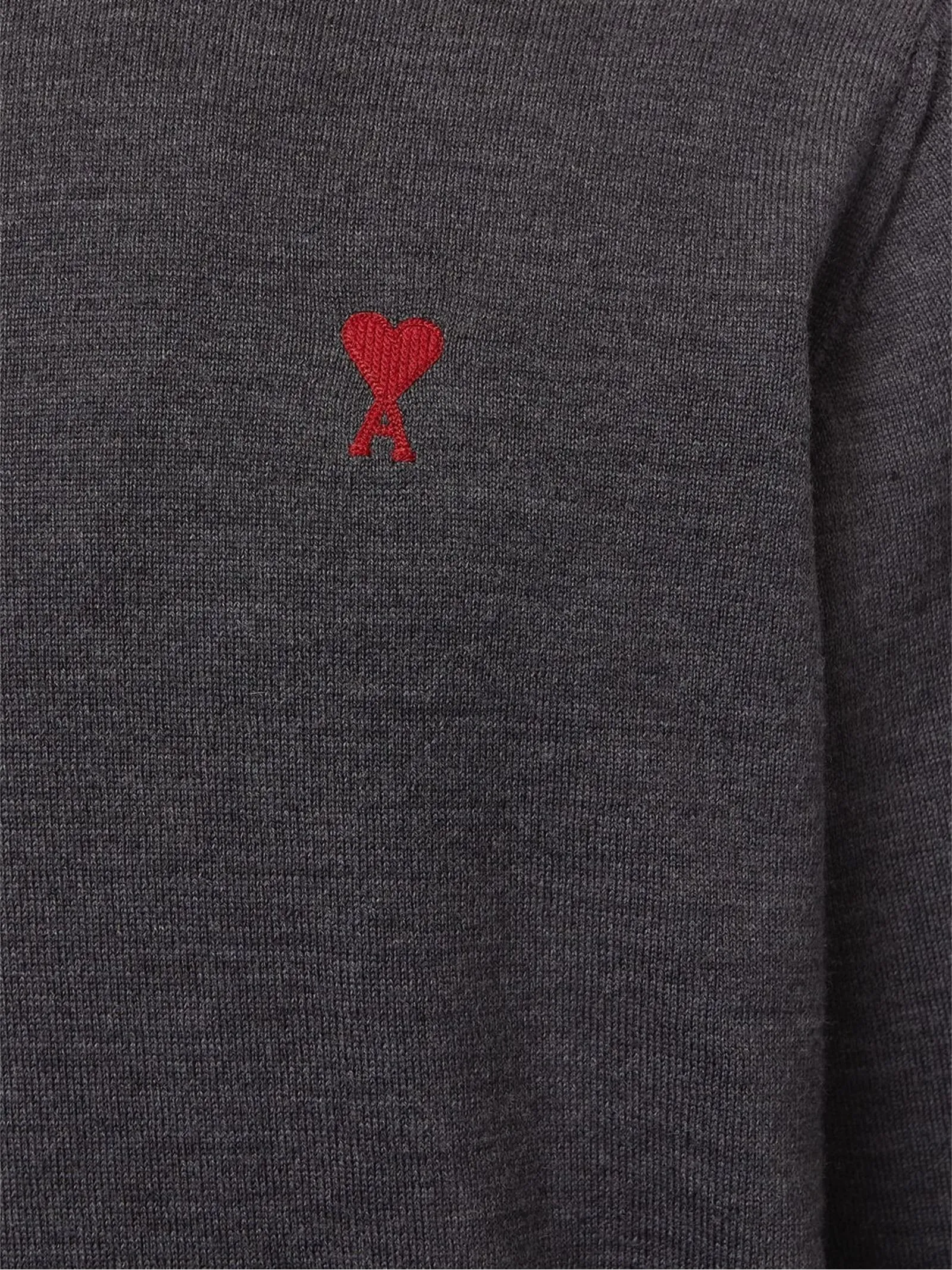 AMI Abbigliamento,Maglieria Maglione in lana grigio 