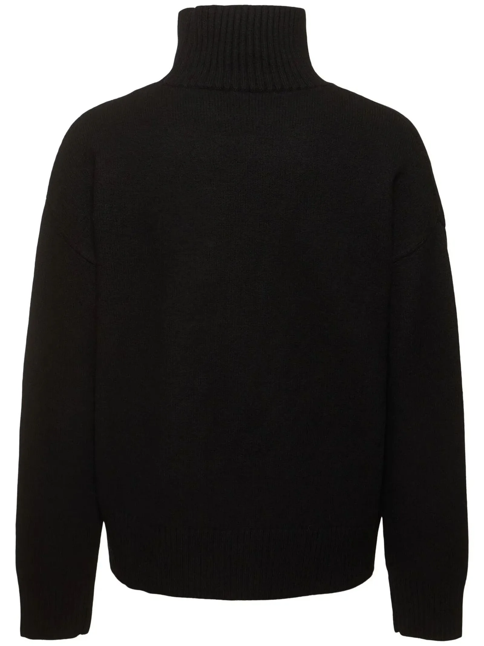 AMI Abbigliamento,Maglieria Maglione in lana nera 