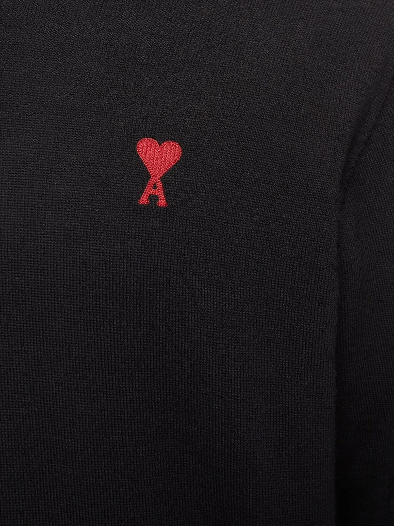 AMI Abbigliamento,Maglieria Maglione in lana nero 