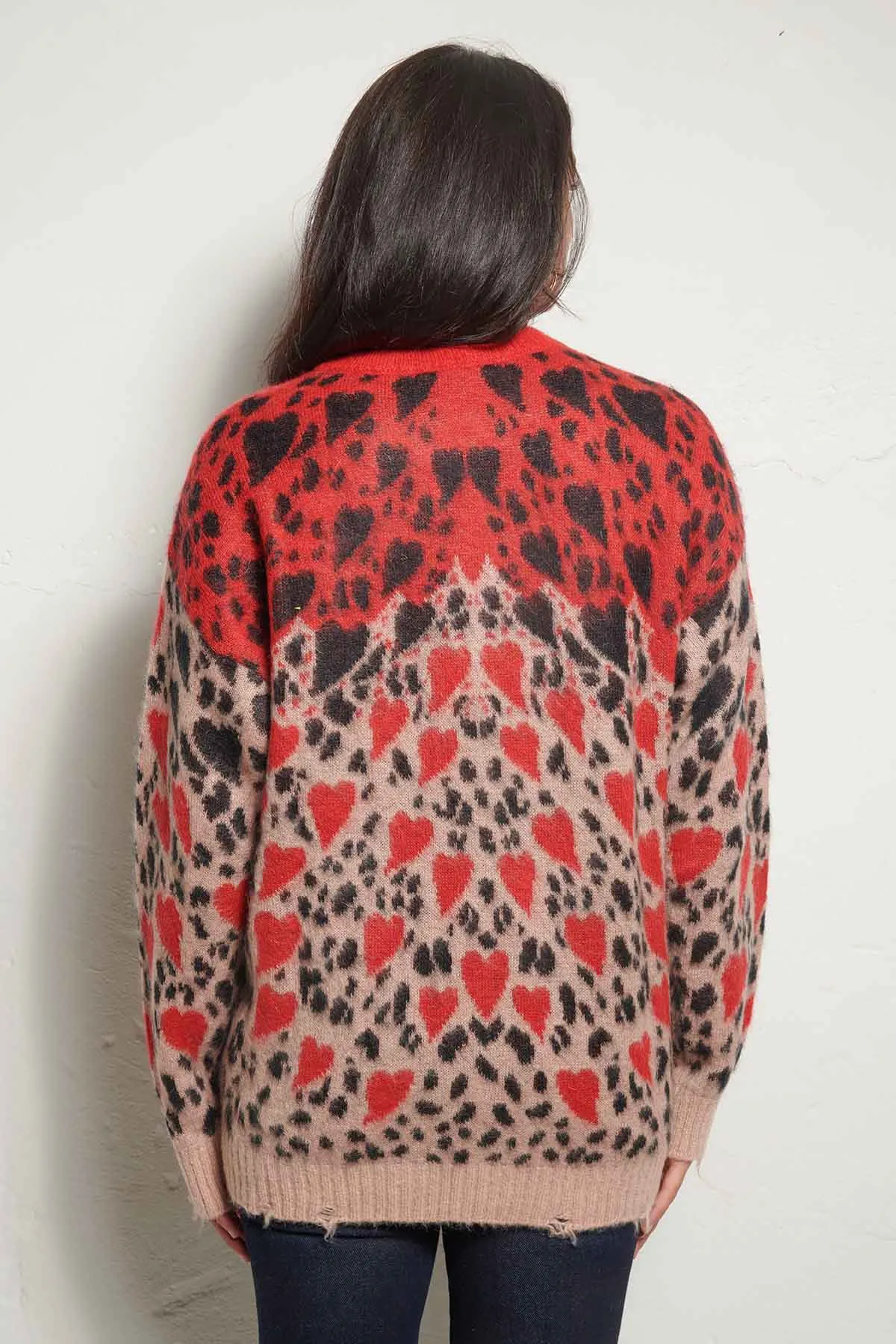 ANIYE BY Maglia PULL LEOPARD