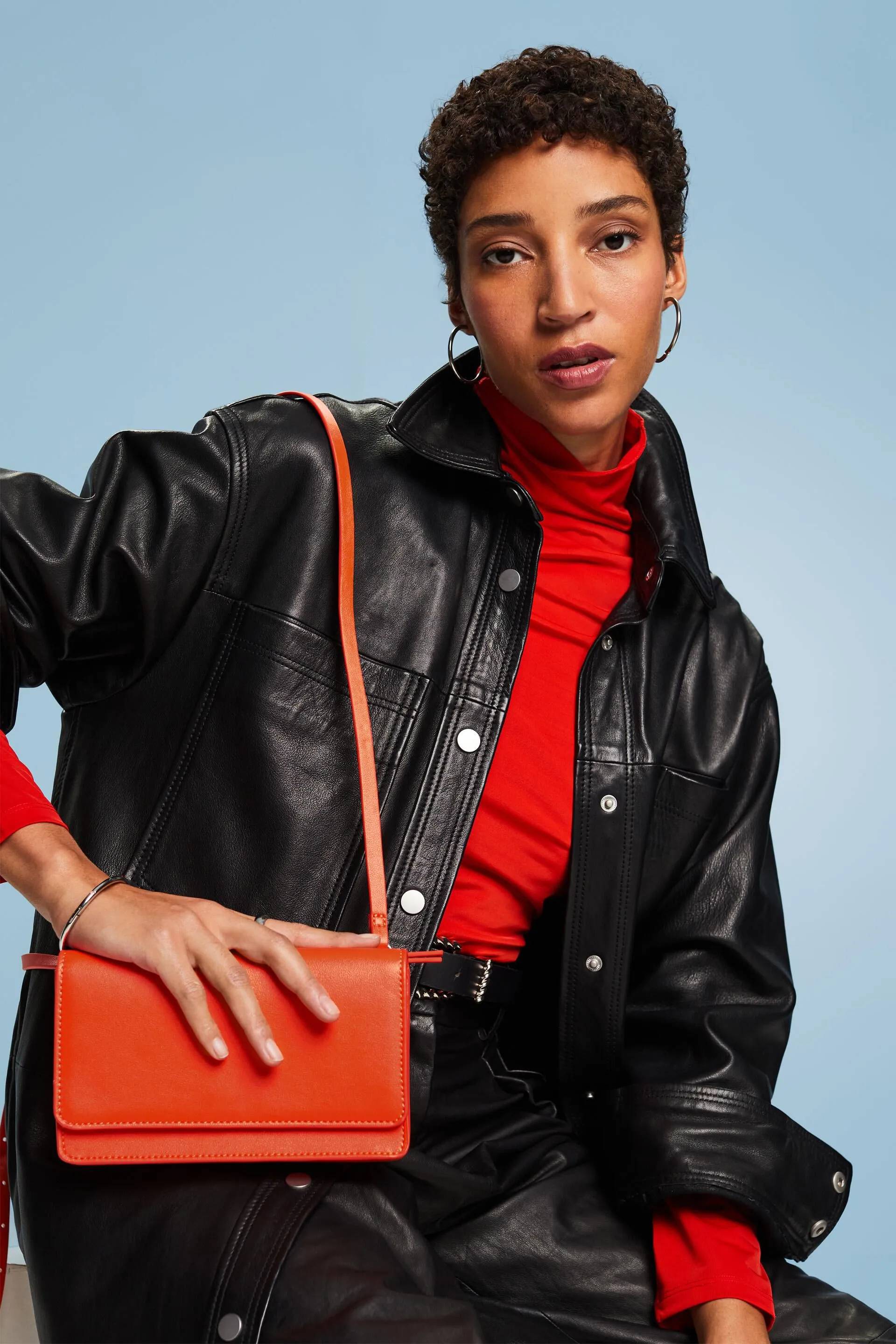 Borsa a tracolla con patta