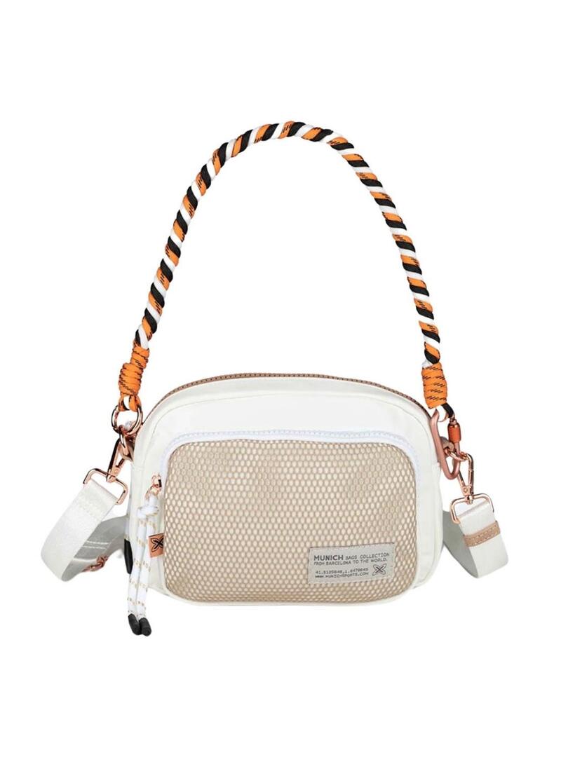 Borsa a Tracolla Munich Camera Deep Bianca per Donna