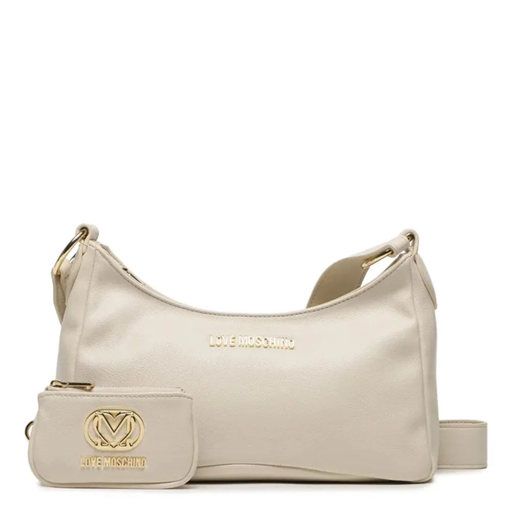 Borsa Donna a Tracolla con Mini Pochette LOVE MOSCHINO Avorio JC4086