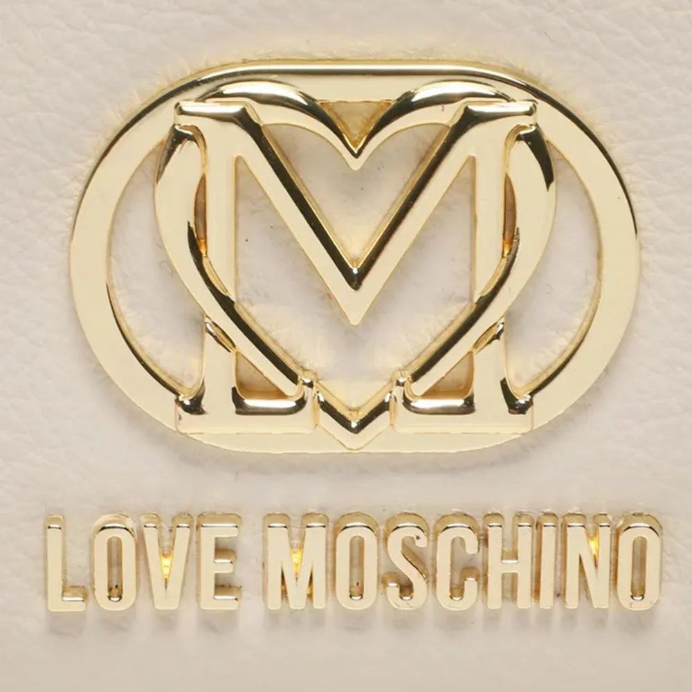Borsa Donna a Tracolla con Mini Pochette LOVE MOSCHINO Avorio JC4086