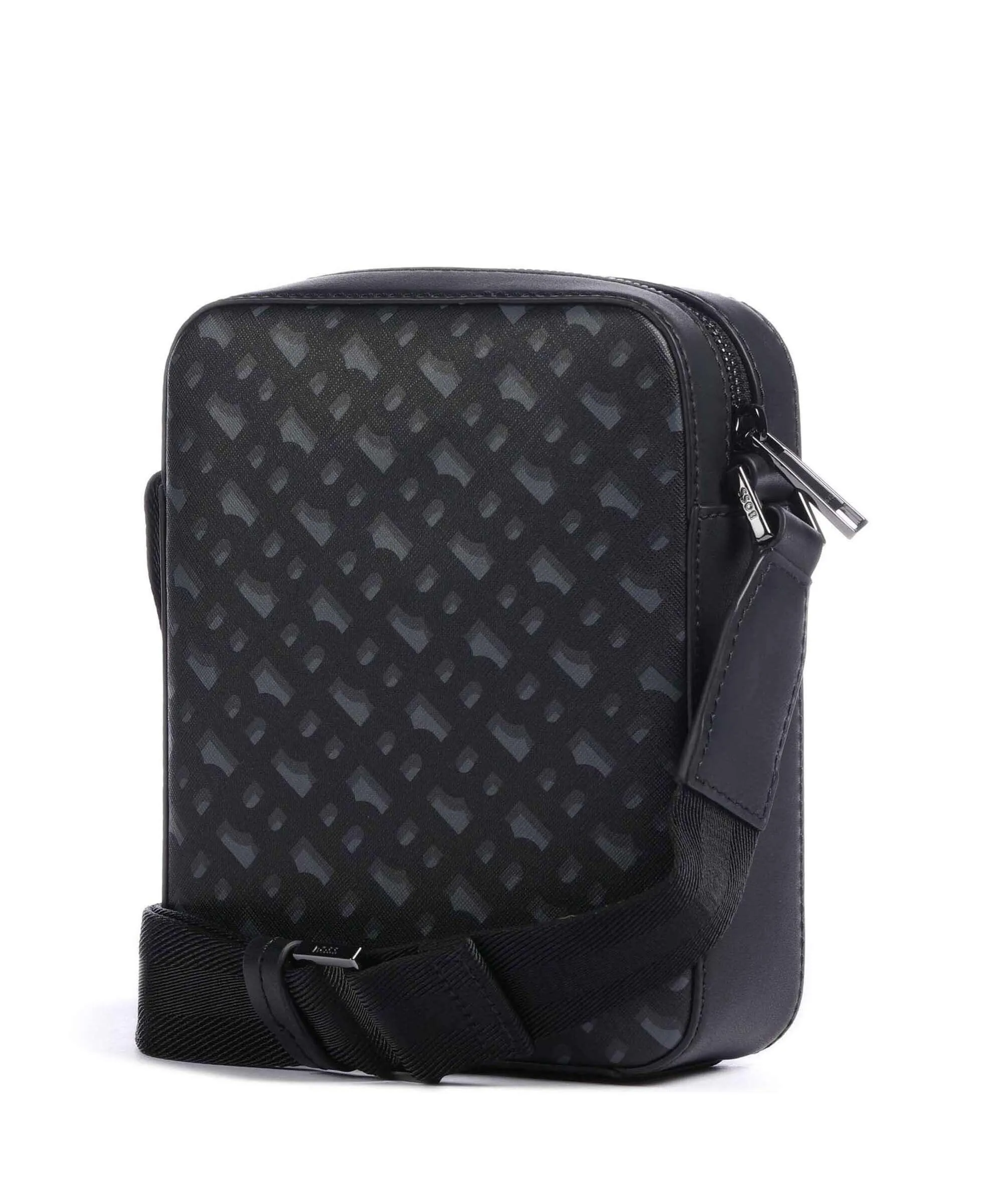  BOSS B Icon Borsa a tracolla pelle sintetica nero/grigio  
