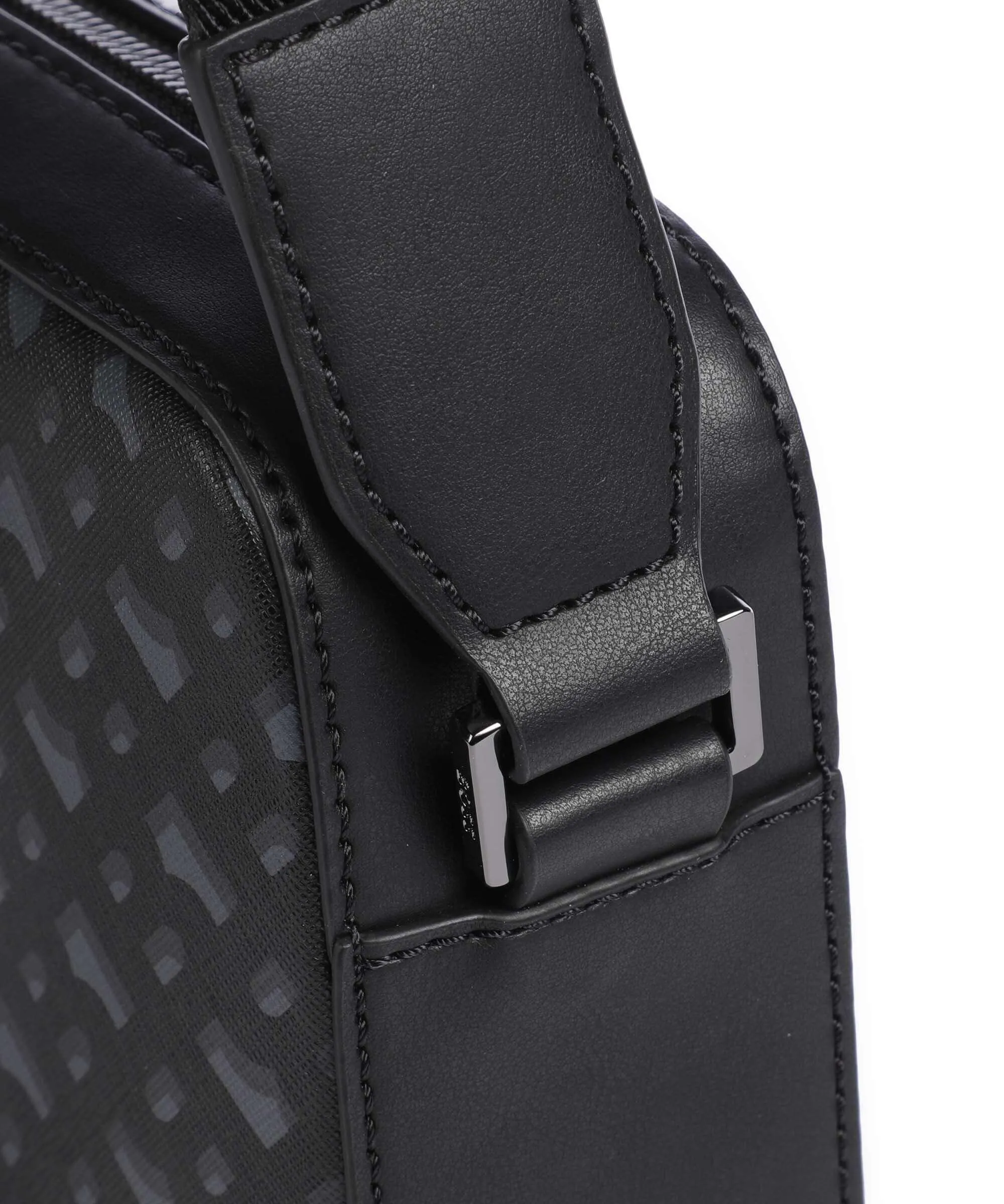  BOSS B Icon Borsa a tracolla pelle sintetica nero/grigio  