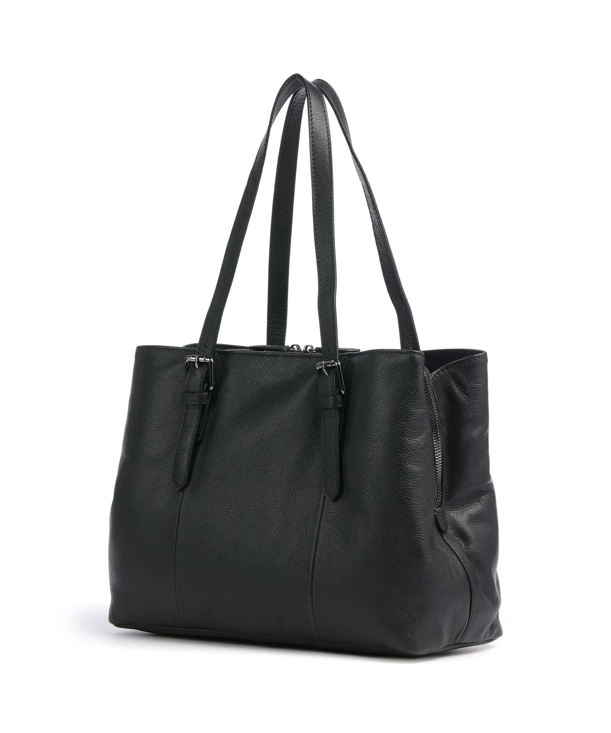  Bugatti Bella Borsa shopper pelle bovina nero  