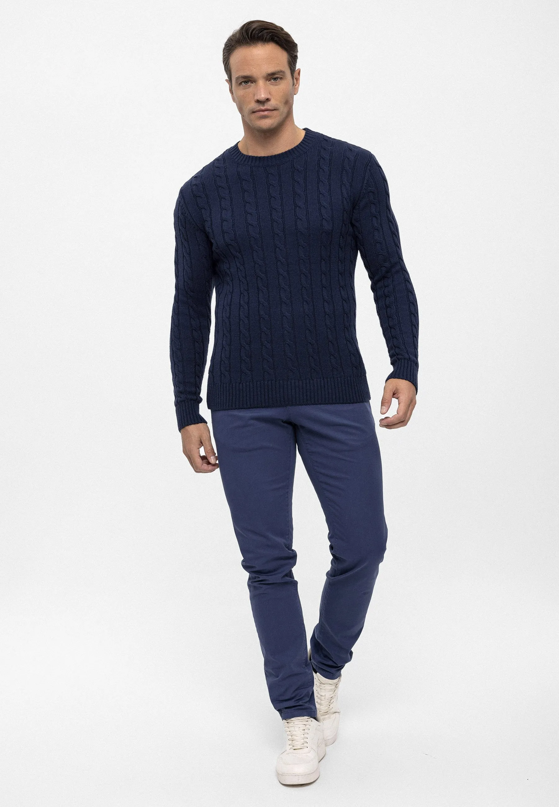 CABLE CNECK - Maglione