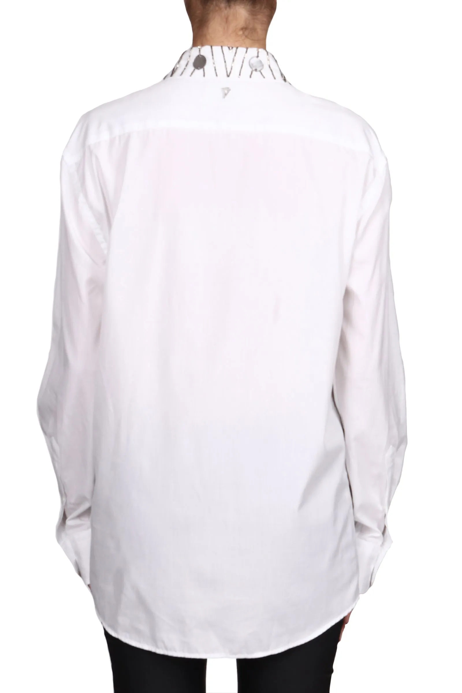 CAMICIA BIANCA IN POPELINE IN COTONE