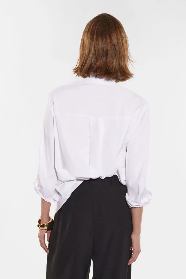 Camicia con gilet a contrasto