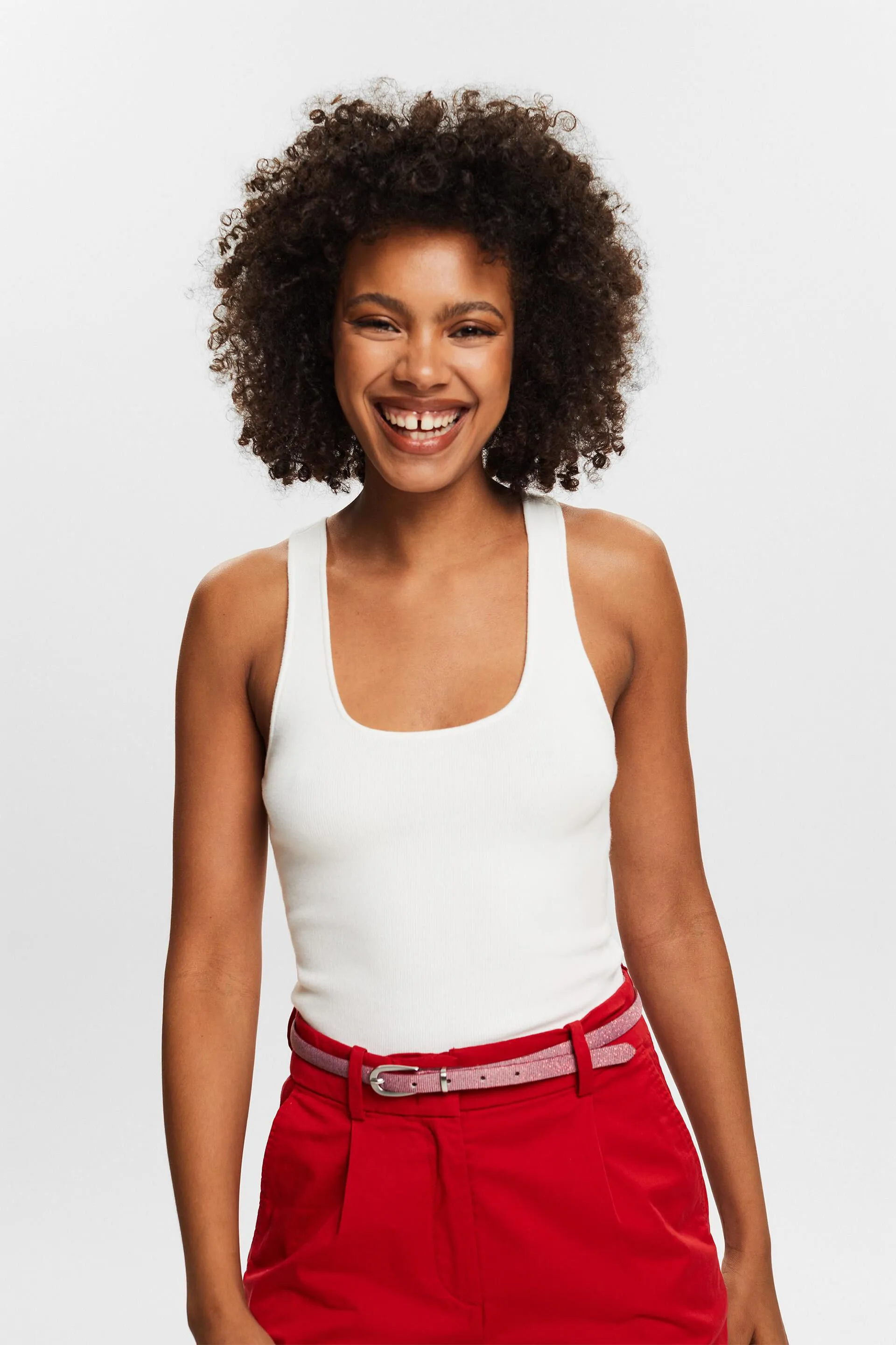 Canotta racerback in cotone