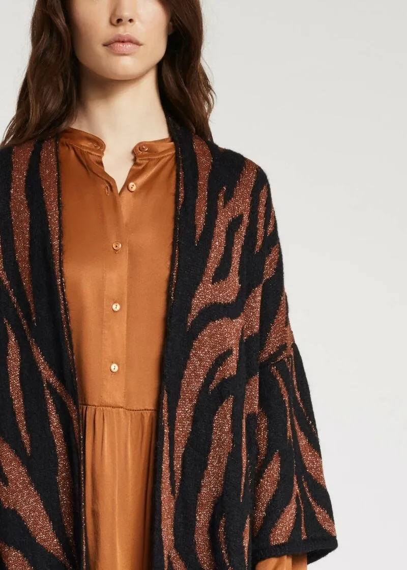 Cardigan con frange