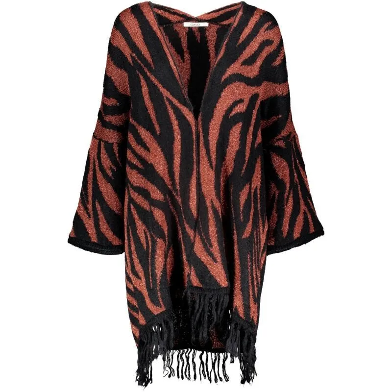 Cardigan con frange
