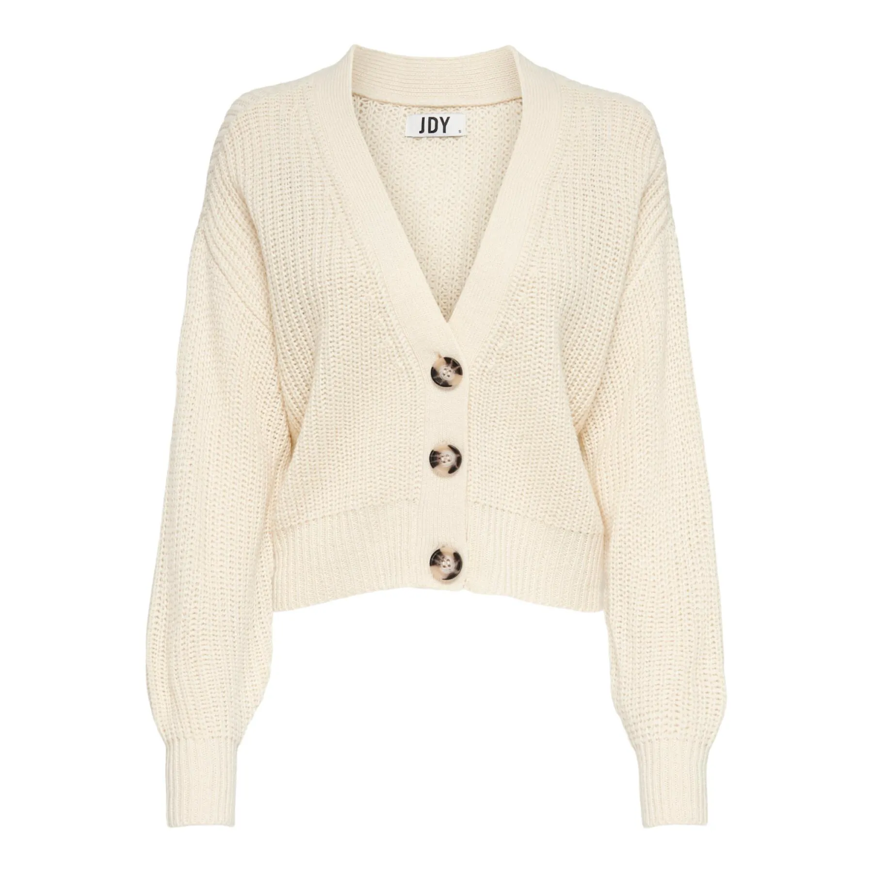 Cardigan court maglia a maniche lunghe da donna JDY Justy
