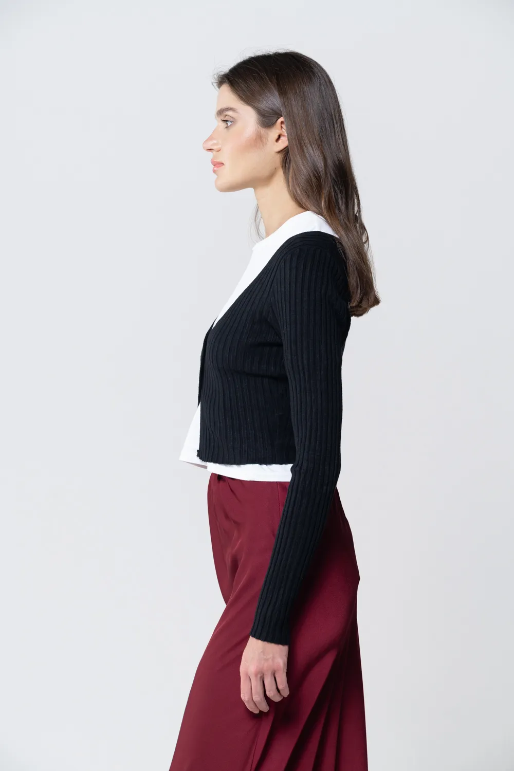 Cardigan crop