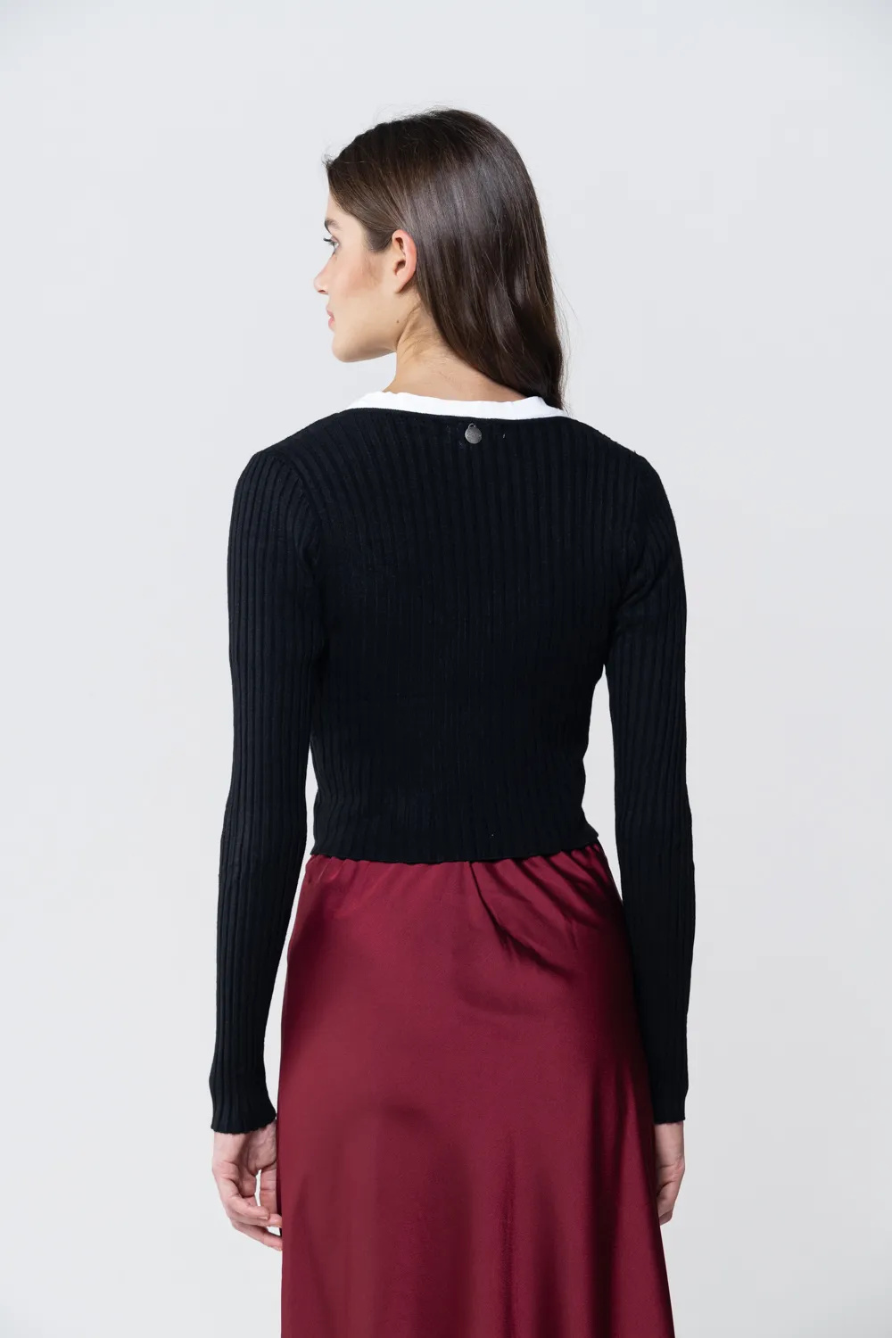 Cardigan crop