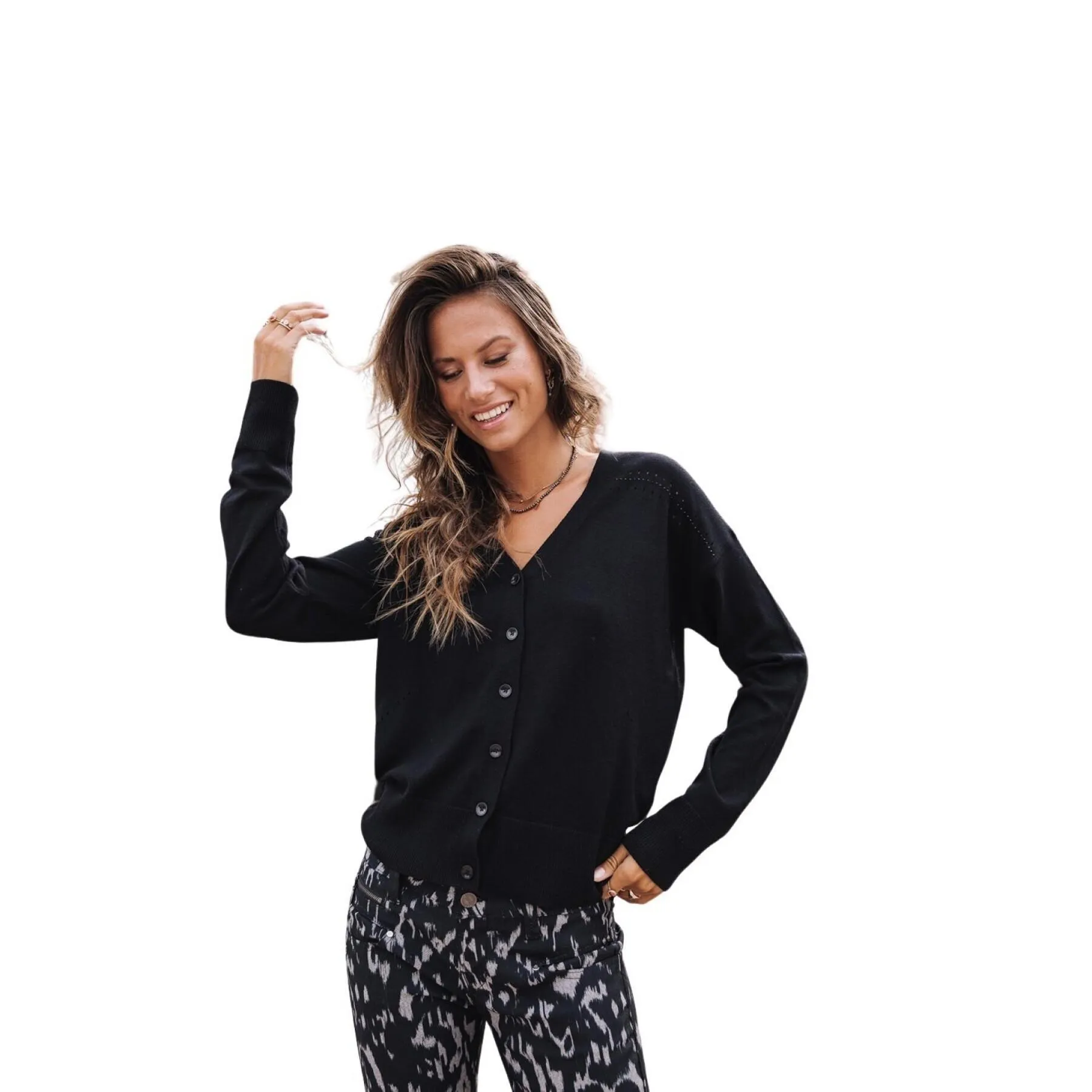 Cardigan da donna Freeman T Porter Gelly Icon