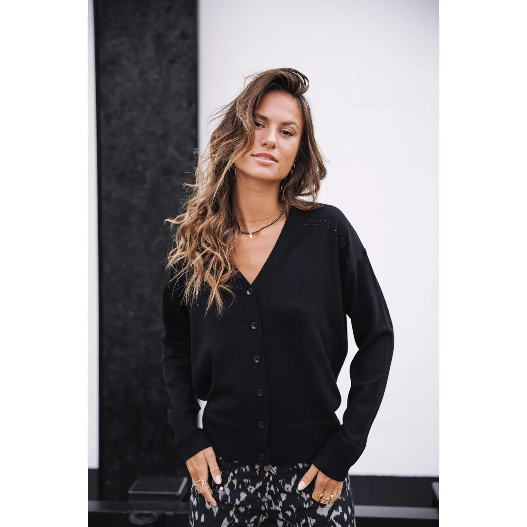 Cardigan da donna Freeman T Porter Gelly Icon