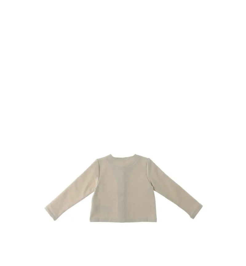 Cardigan in felpa