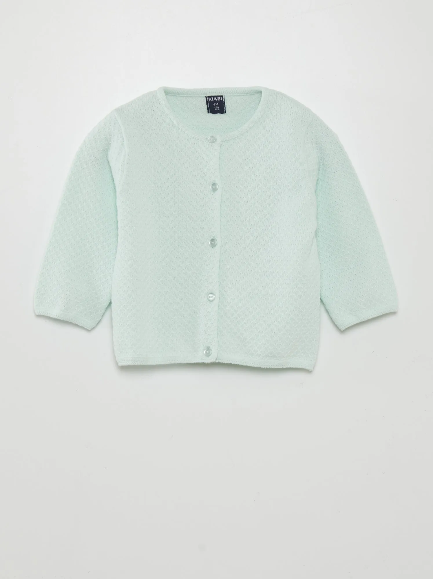 Cardigan in punto legaccio - VERDE