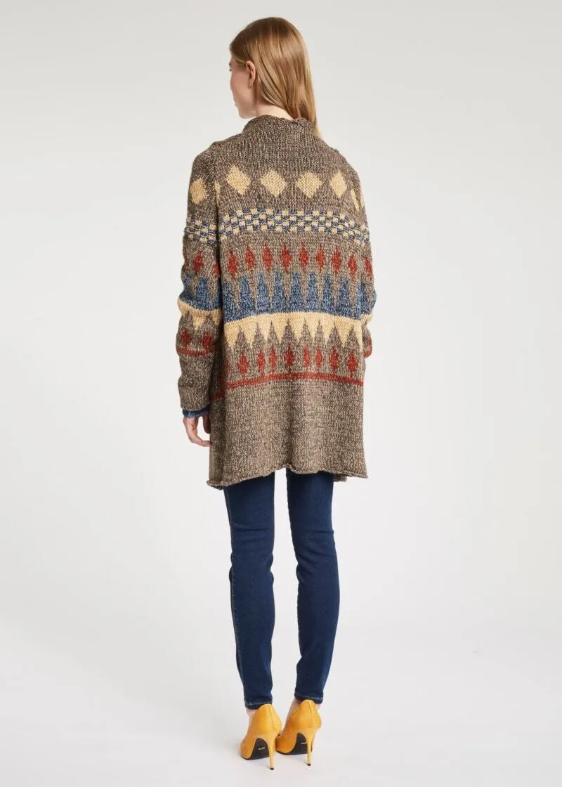 Cardigan jacquard