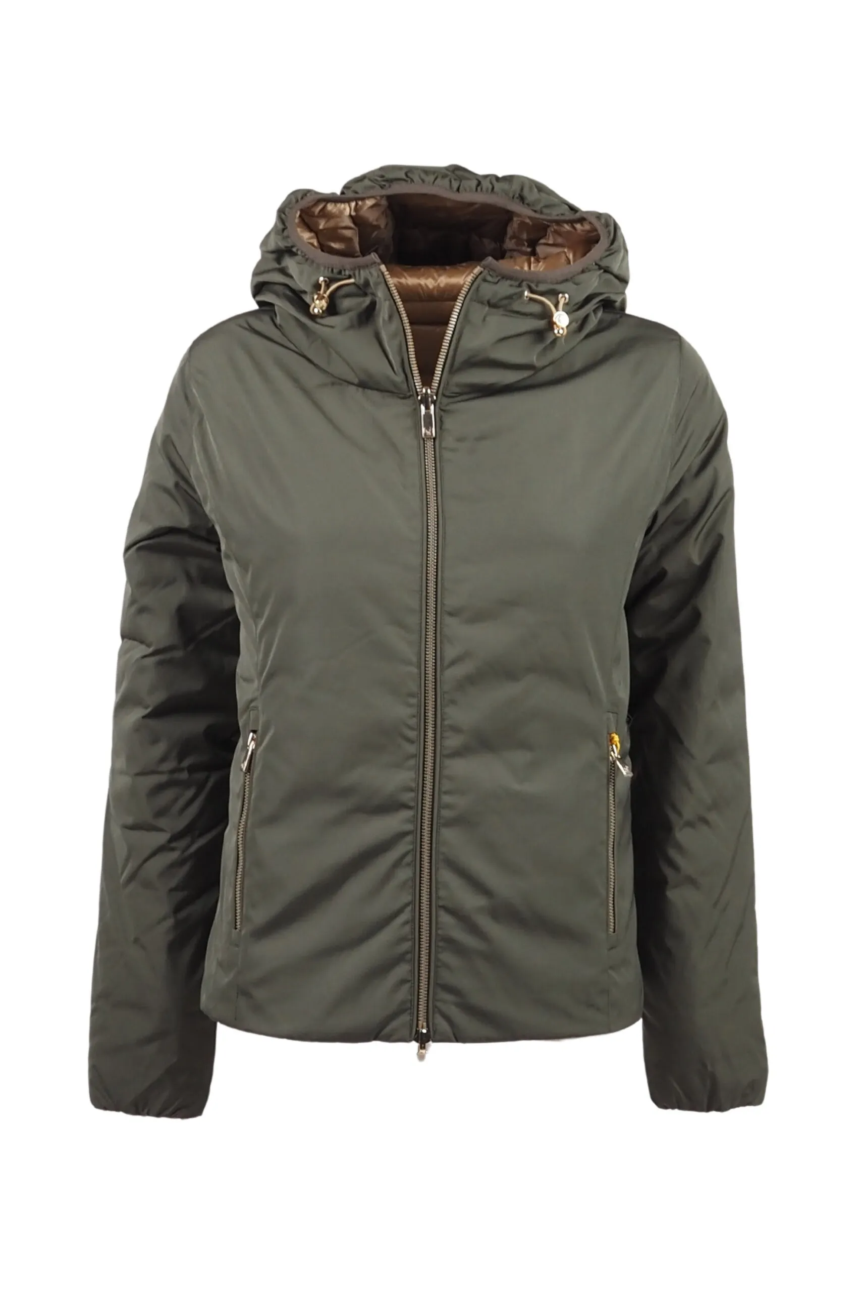 Ciesse Piumini Linda piumino corto verde reversibile