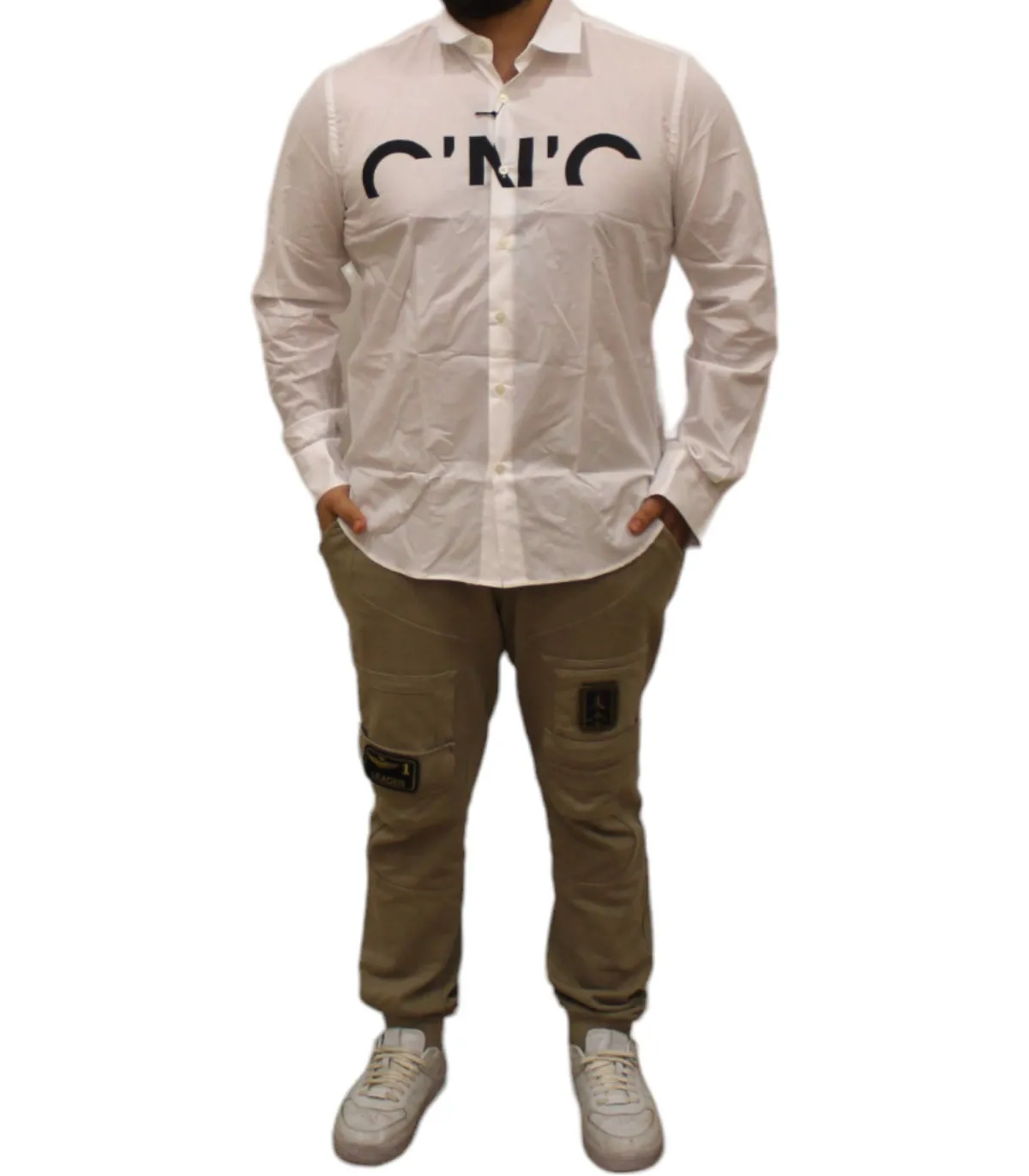 C'N'C Costume National Uomo Camicia Manica lunga
