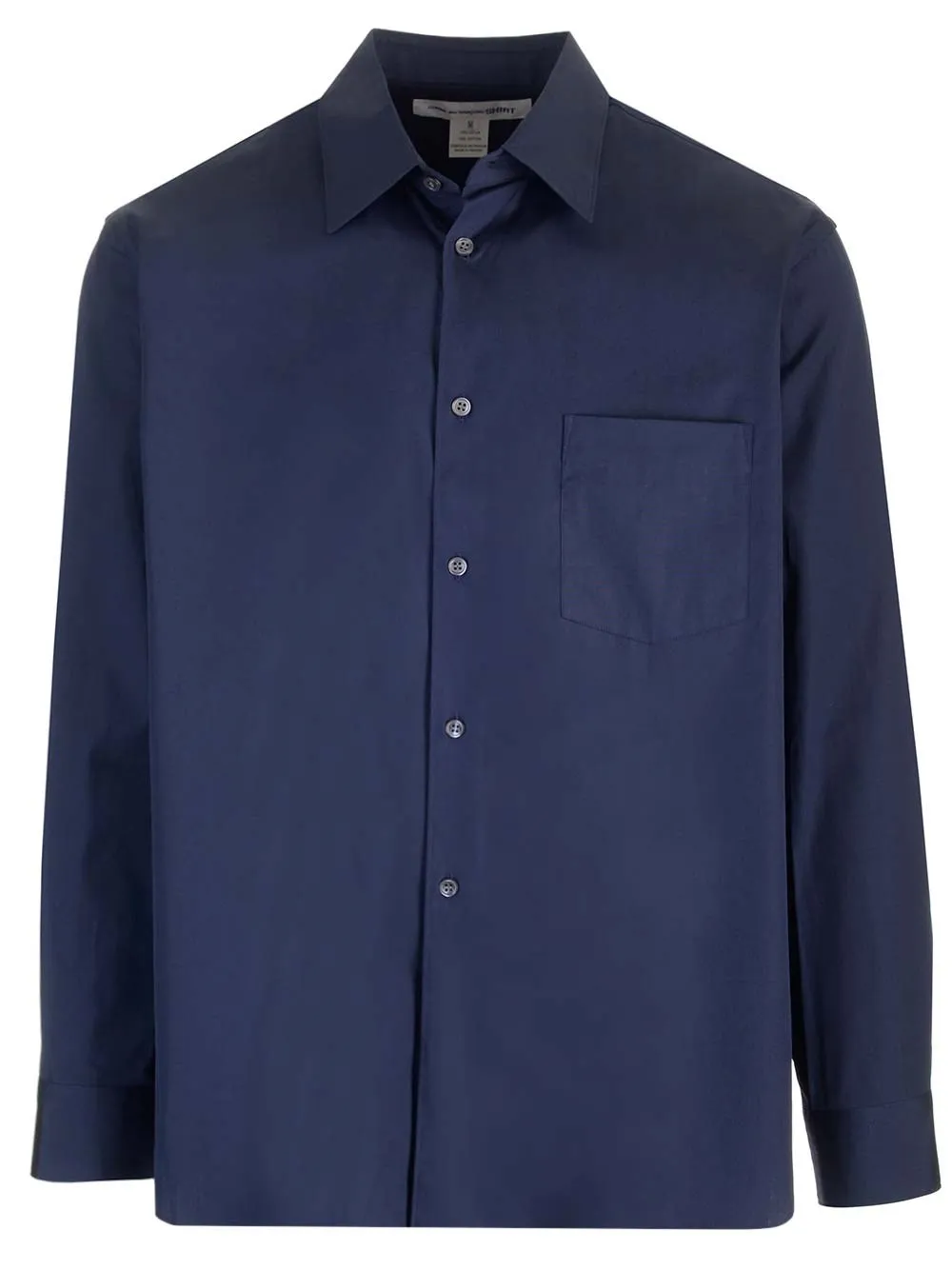   Comme Des Garcons Shirt  Camicia blu con taschino  