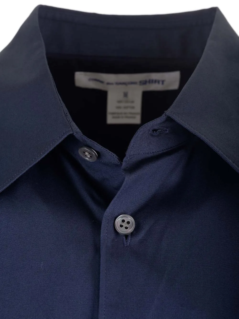   Comme Des Garcons Shirt  Camicia blu con taschino  