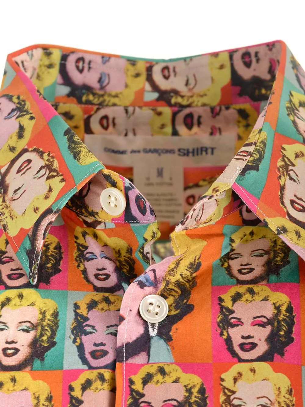   Comme Des Garcons Shirt  Camicia stampa Marylin  