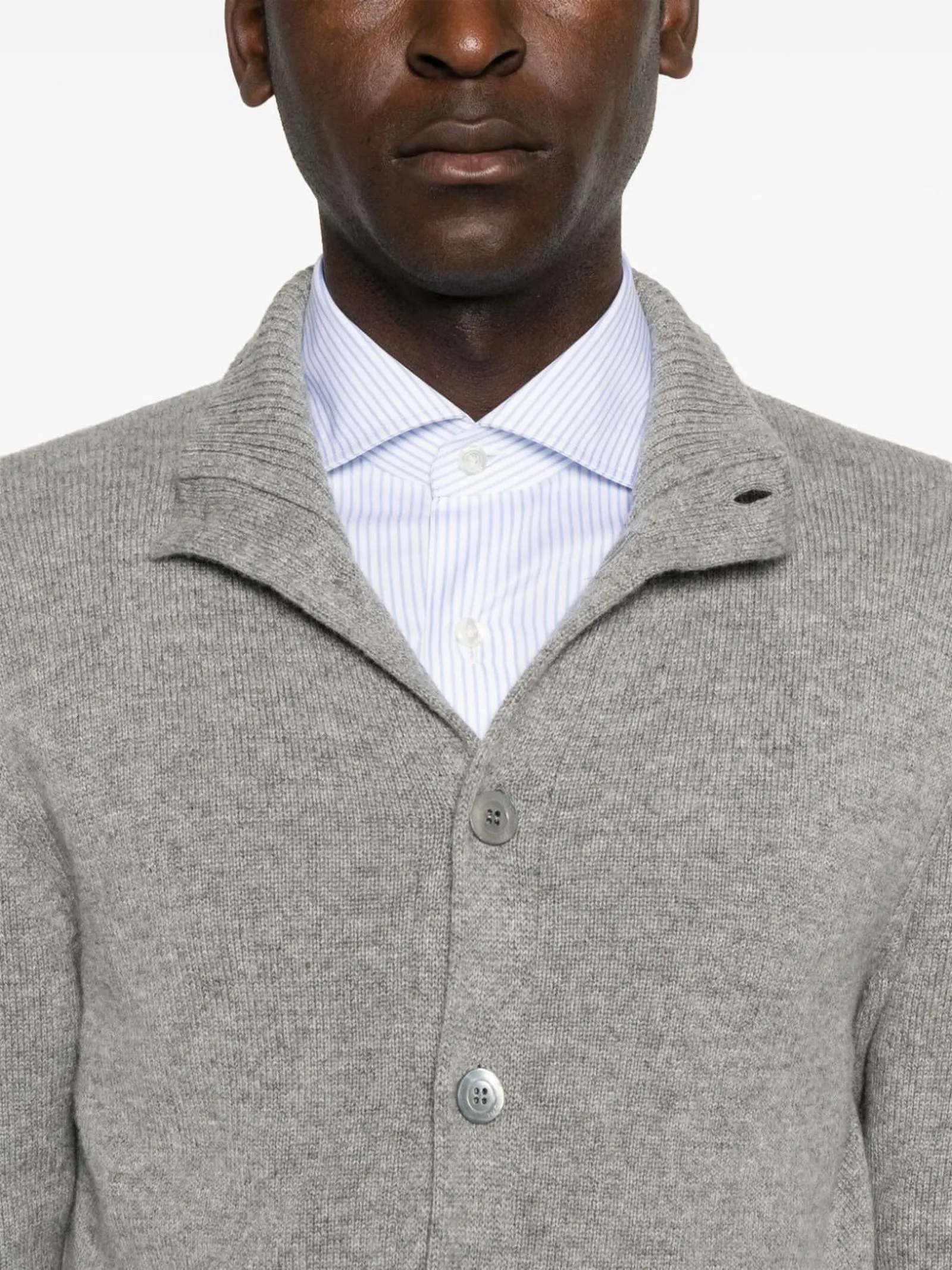 CRUCIANI Abbigliamento,Maglieria Cardigan in cashmere grigio 