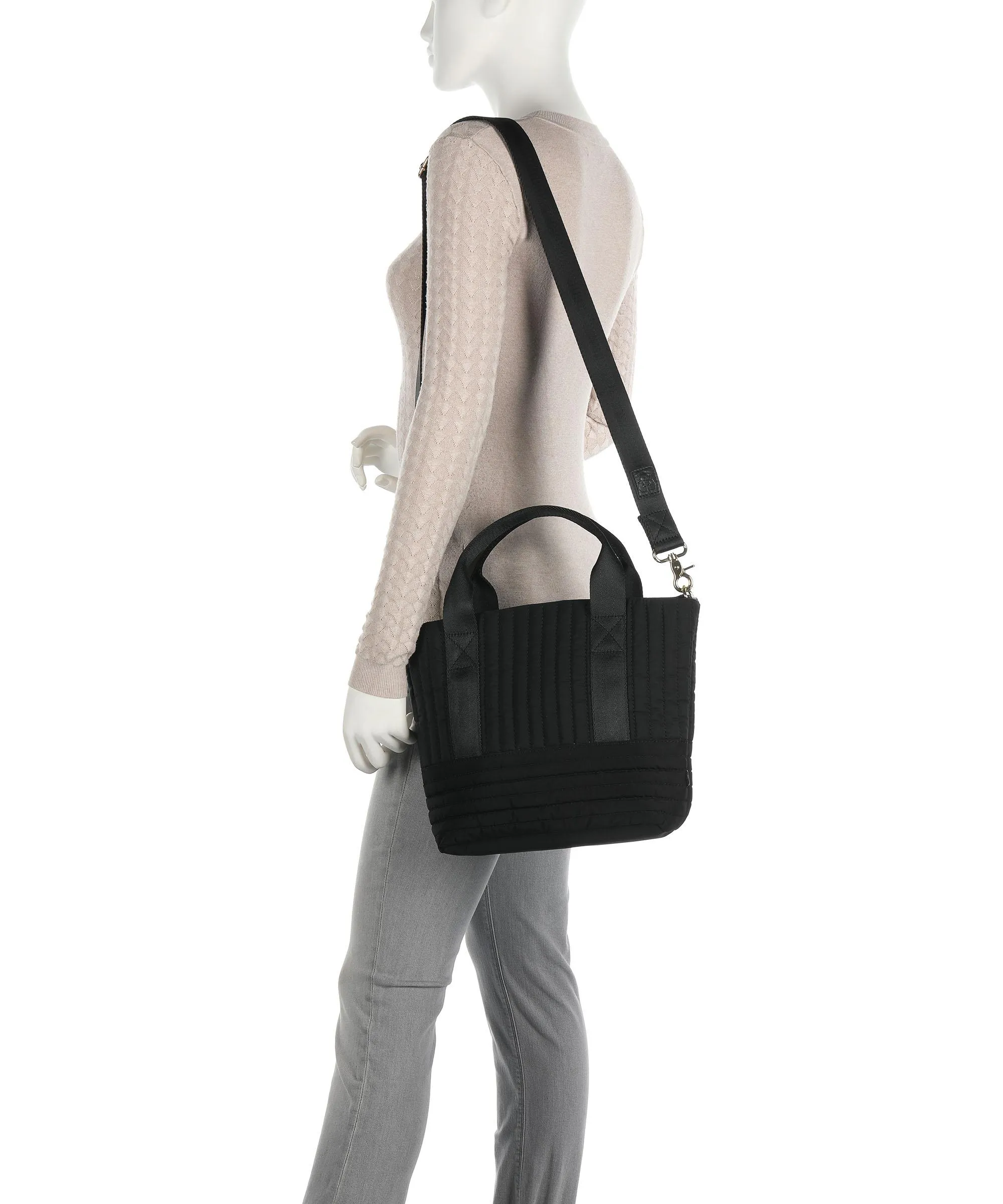  Depeche Trash To Treasure Borsa a mano poliestere riciclato nero  