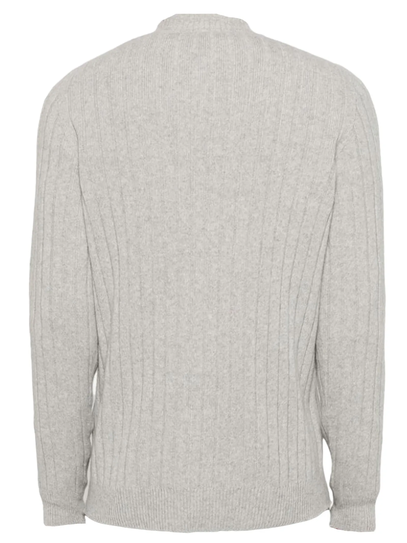DRUMOHR Abbigliamento,Maglieria Cardigan a coste in cashmere grigio 