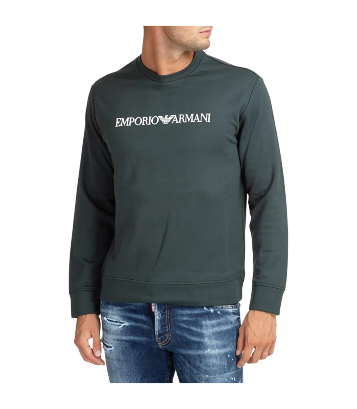 Emporio Armani Uomo Felpa A Girocollo  Logo
