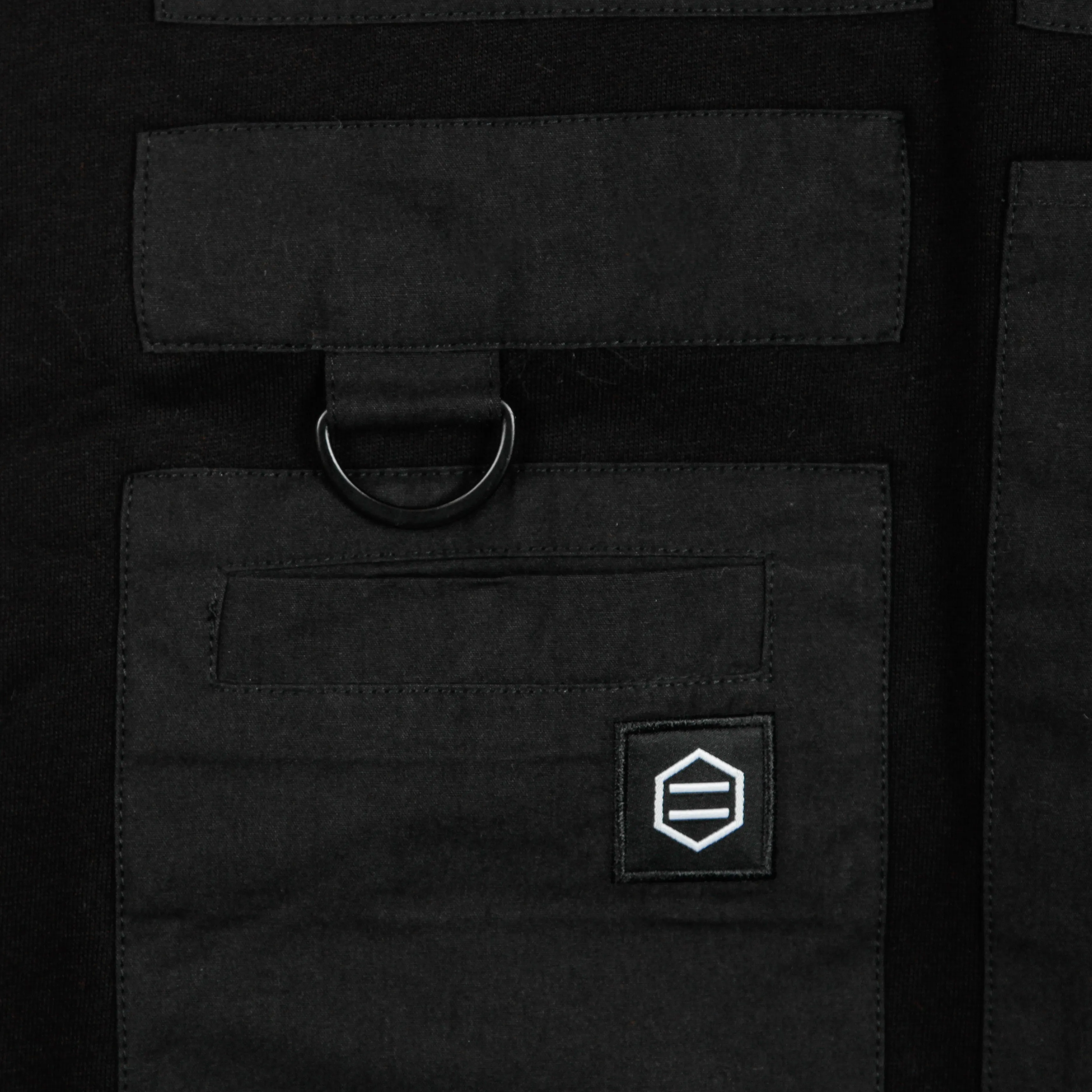 Felpa Cappuccio Uomo Special Pocket Hoodie Black
