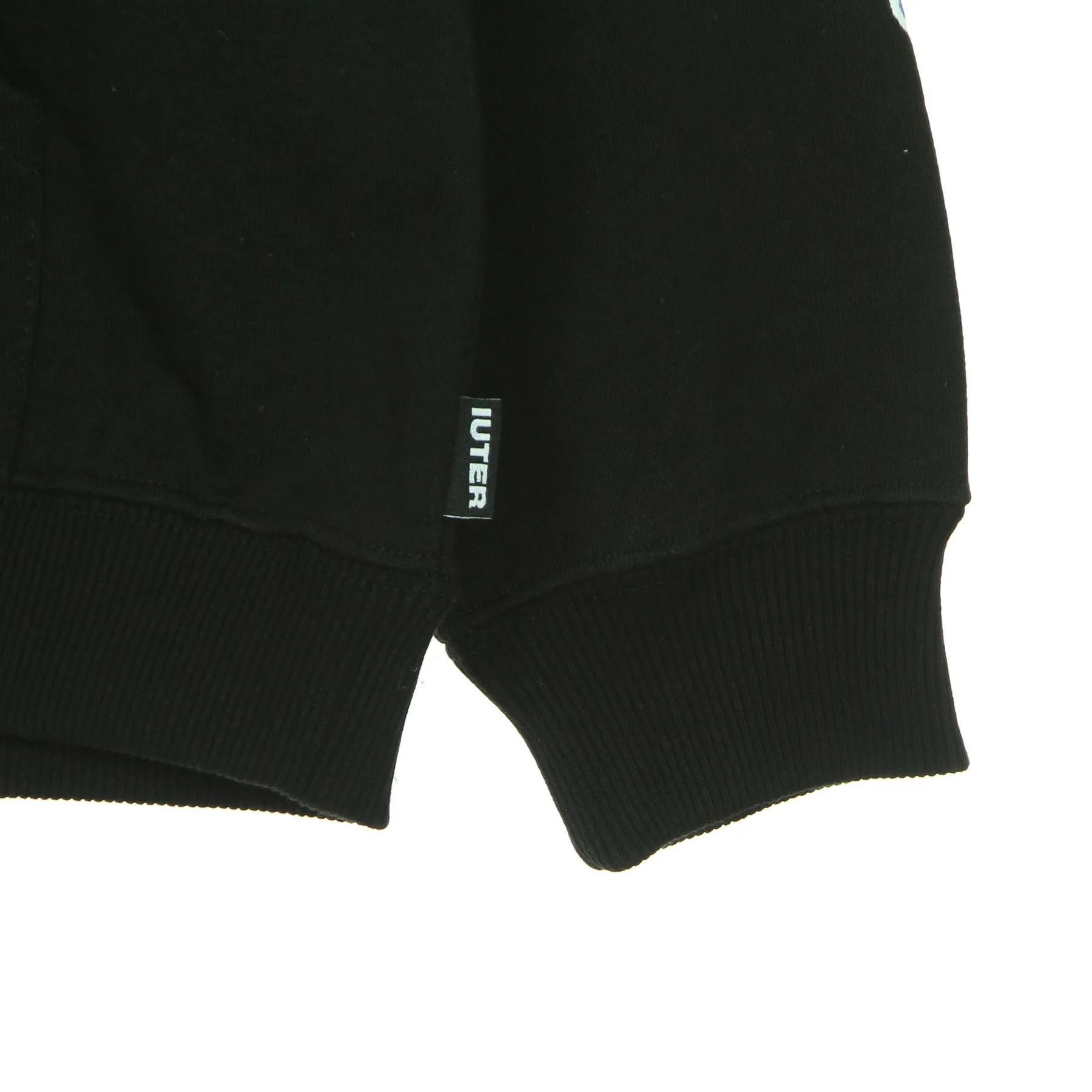 Felpa Leggera Cappuccio Uomo Steel Hoodie Black