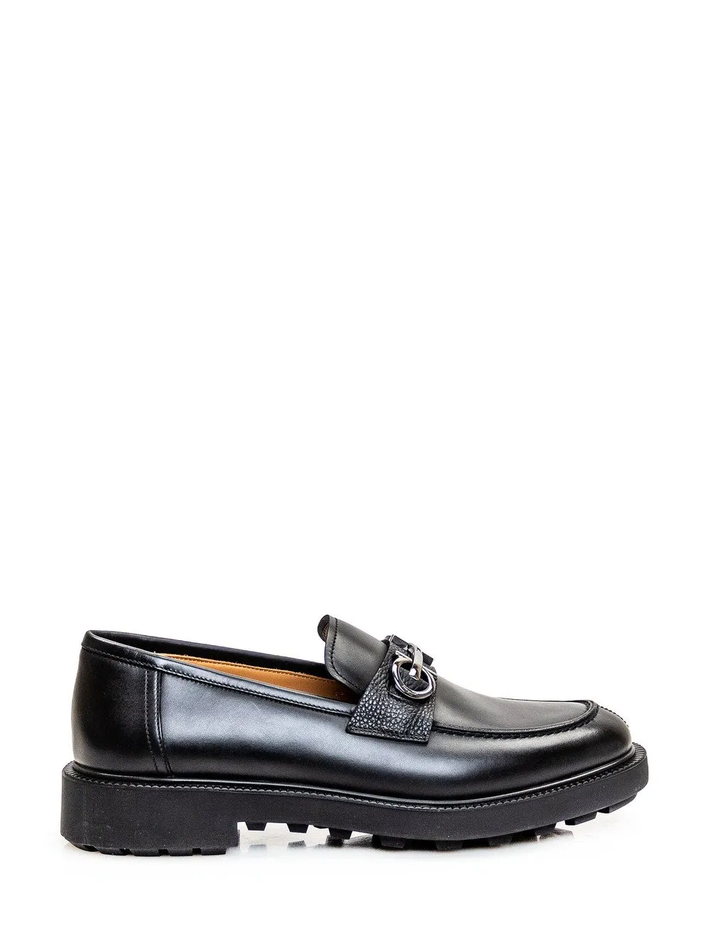 FERRAGAMO Mocassini con Ornamento Gancini 