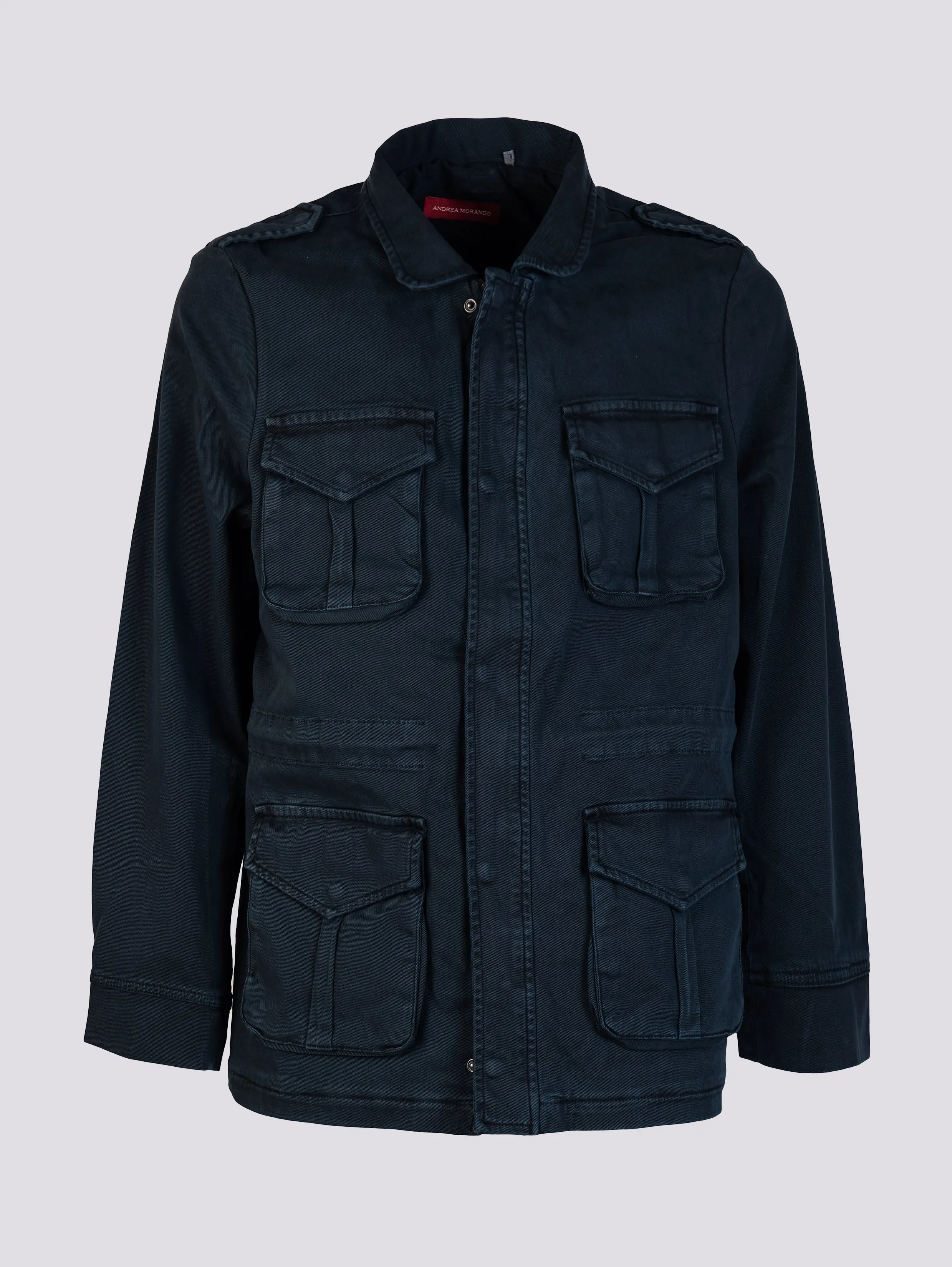 Field Jacket in cotone Navy