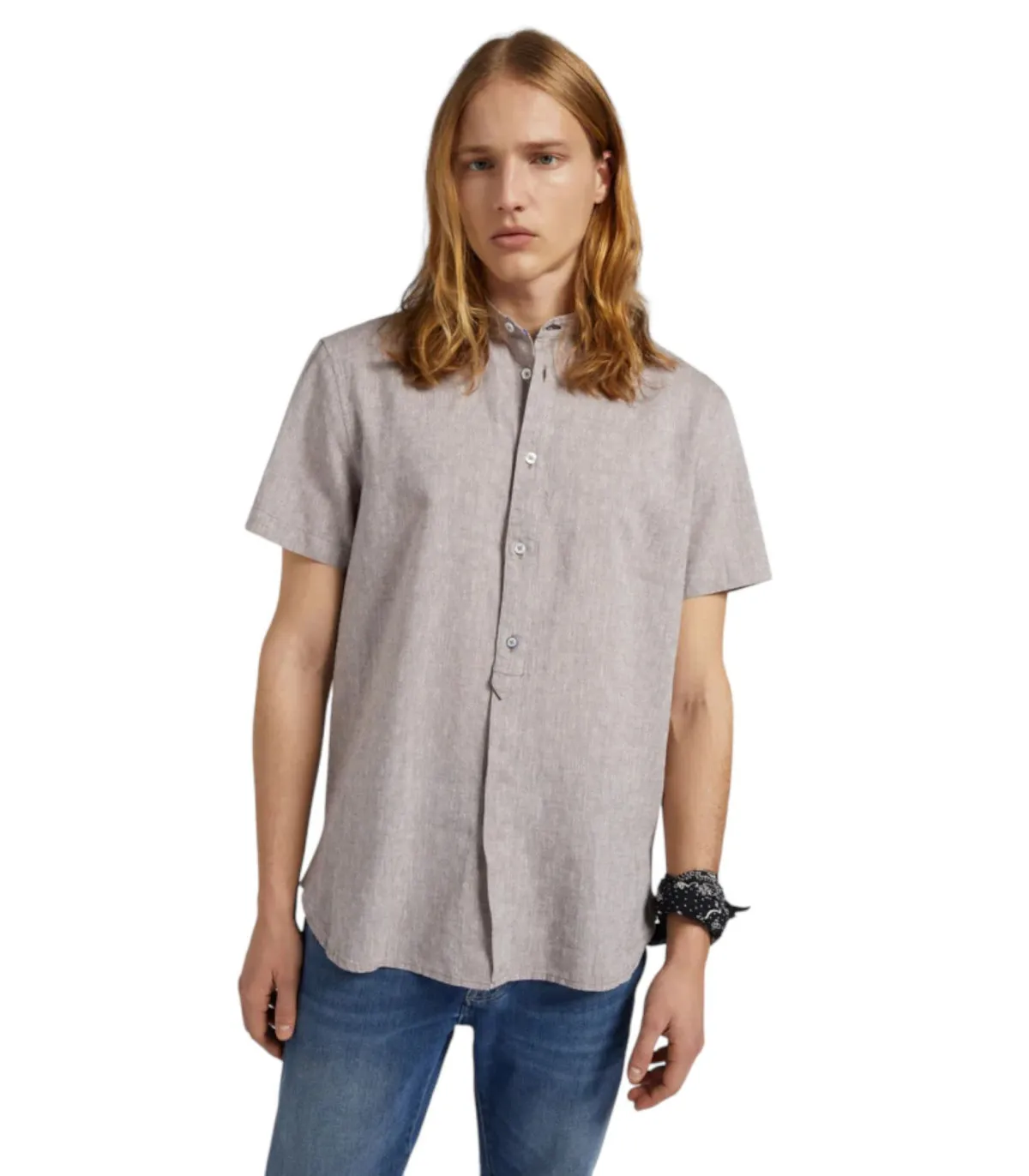 Gas Uomo Camicia Manica Corta  Misao/R
